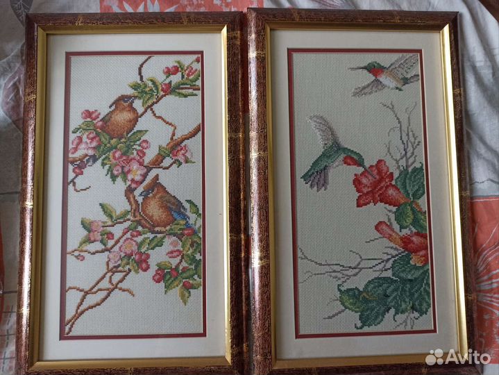 Набор для вышивания крестом райский сад