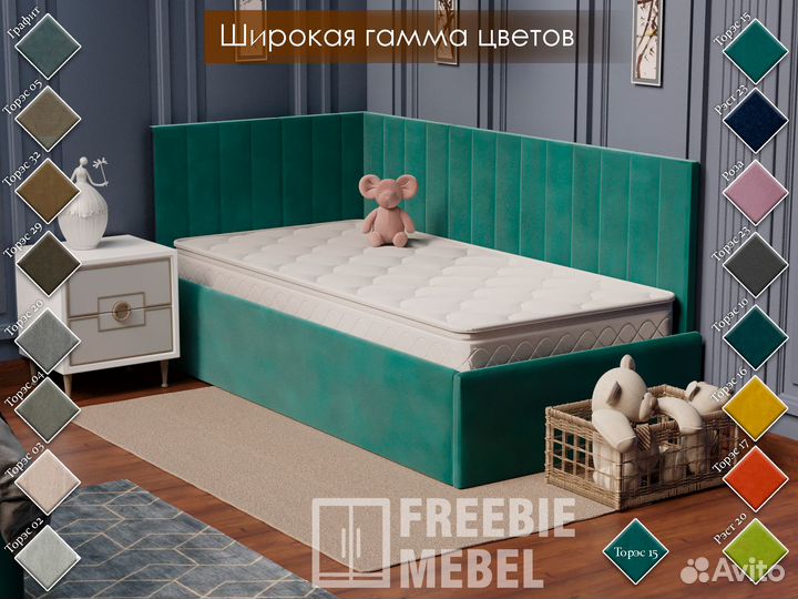 Детская кровать 80/160 с матрасом