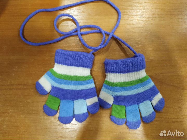 Перчатки детские, 3 пары (до 1г)