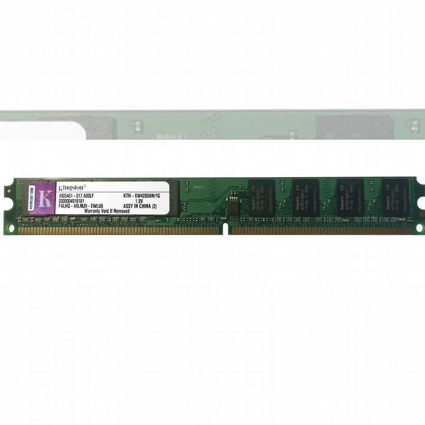 [KTH-XW4200AN/1G] Оперативная Память Kingston 1gb Kth-Xw4200an/1g