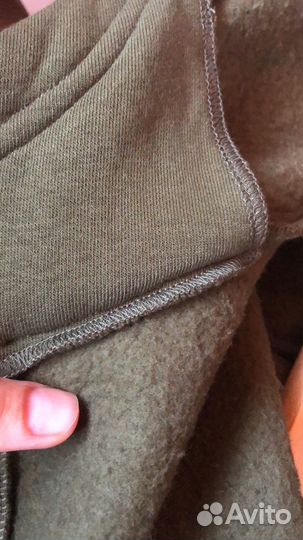 Комбинезон хаки футер с начесом теплый