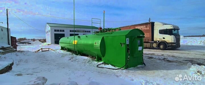 Контейнерная АЗС для заправки своей техники