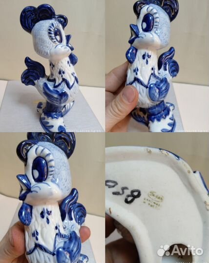 Петушок. Сатуэтка. Штоф. Фарфор. Керамика