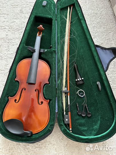 Скрипка Euphony 3/4 полный комплект