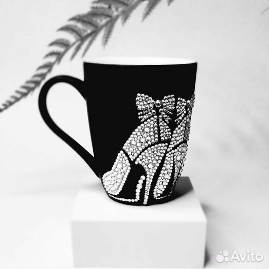 Кружка со стразами