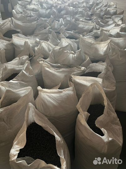 Пеллеты из лузги подсолнечника