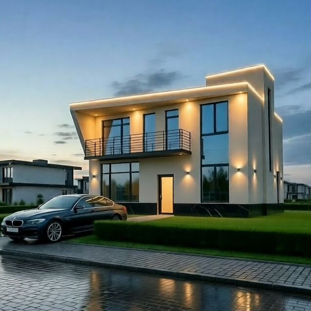 Дом 191,3 м² на участке 4 сот.