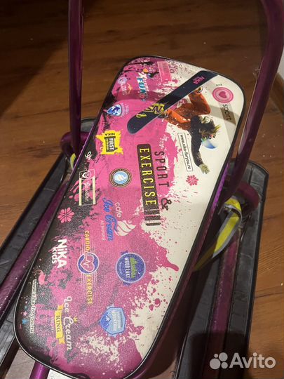 Снегокат со спинкой