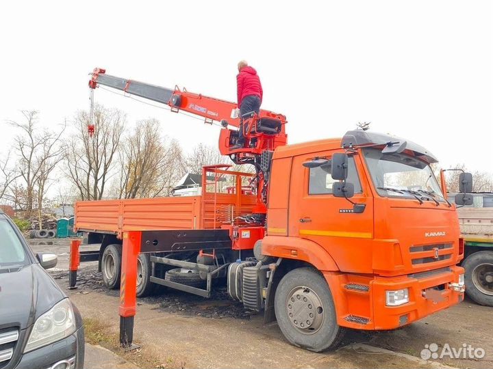 КАМАЗ 65115 с КМУ, 2024