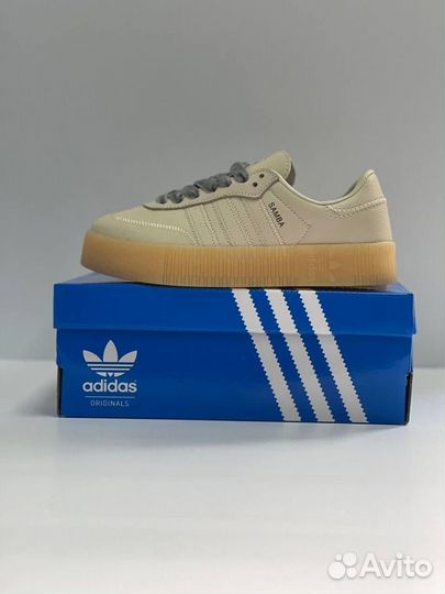 Кроссовки Adidas samba натуральная кожа