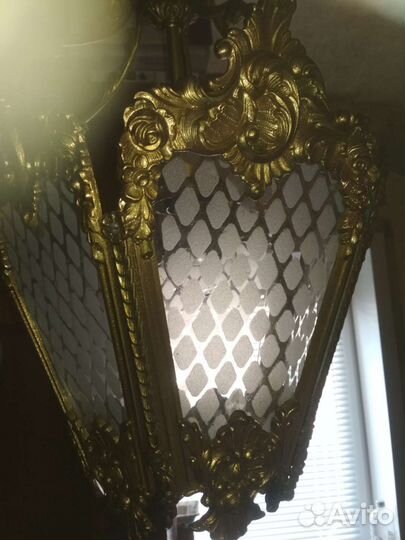 Винтажная люстра бронза