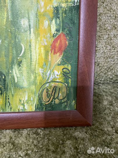 Картина маслом на холсте цветы