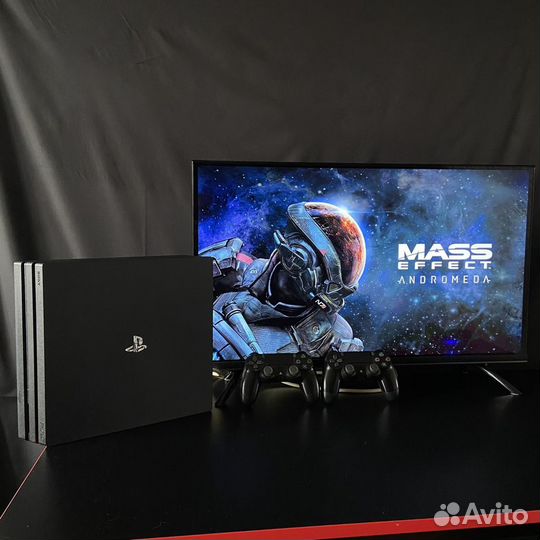 Sony playstation 4 pro 1tb + 123лучших игр