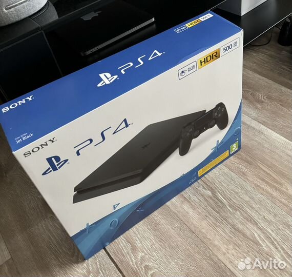 PlayStation 4 slim 500gb на гарантии