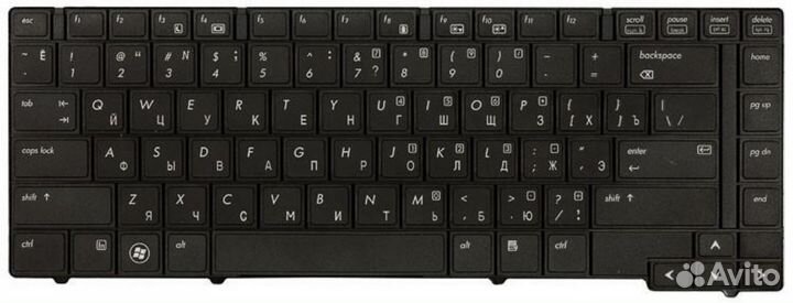 Клавиатура HP Probook 6440b 6445b 6450b 6455b черн