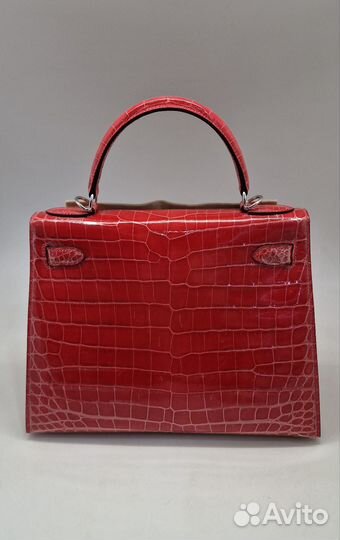 Сумка hermes kelly 28 крокодил