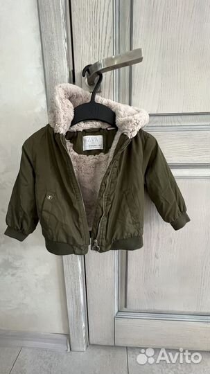 Куртка zara 12-18 месяцев на девочку