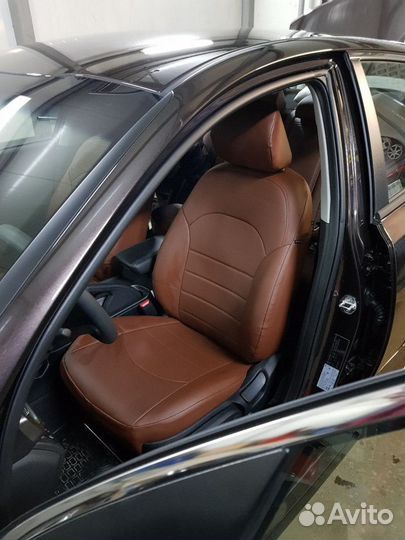 Чехлы из экокожи на Kia Optima от Автопилот