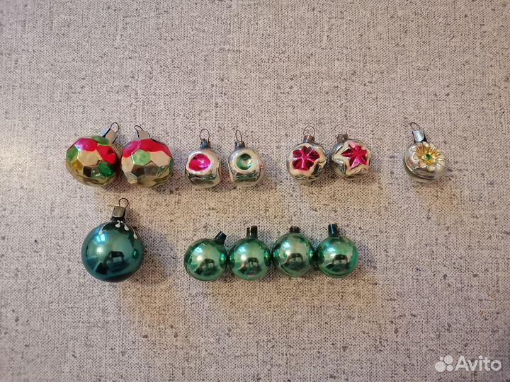 Ёлочные игрушки СССР Малютка