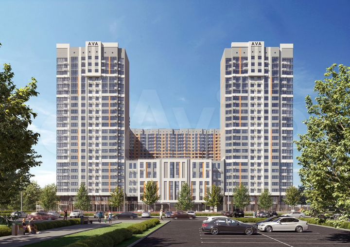 2-к. квартира, 60,5 м², 16/23 эт.