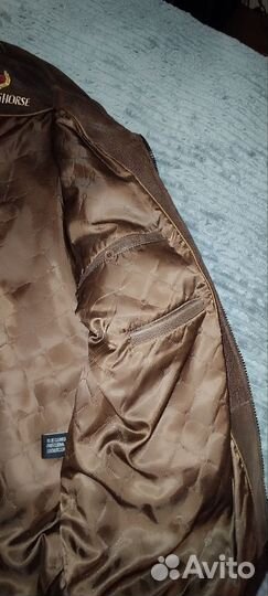 Кожаная куртка мужская 54 56 демисезонная