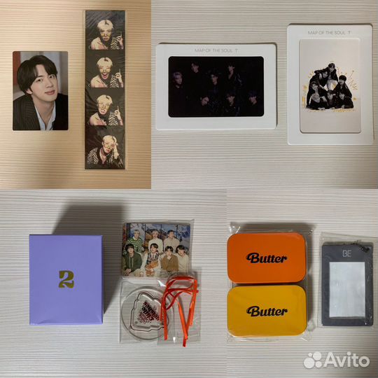 Карты открытки BTS butter be mots бтс рамки