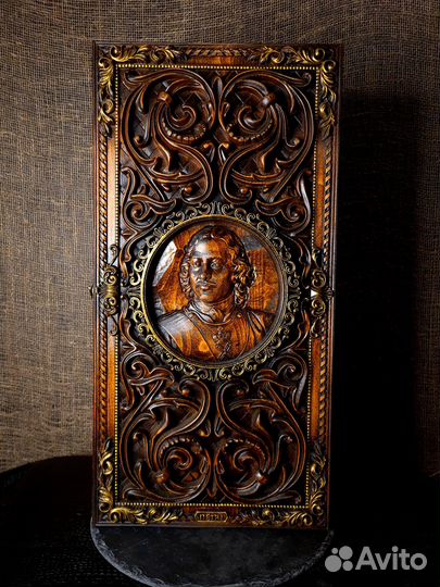 Нарды Петр Первый-Николай Второй по фото