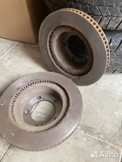 Передние тормозные диски toyota land cruiser 200