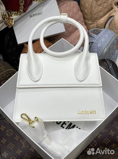 Сумка jacquemus белая