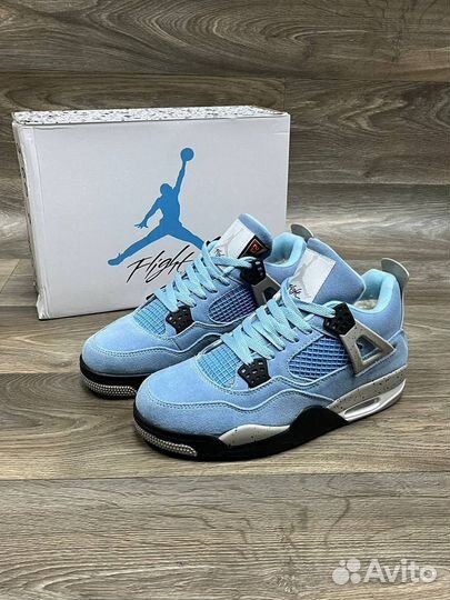 Кроссовки nike air jordan 4, с мехом, зимние