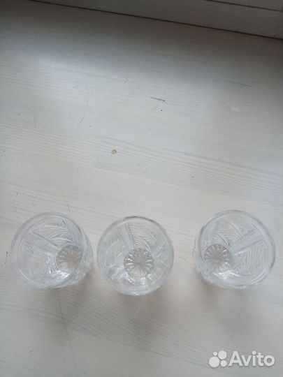 Стопки хрустальные СССР
