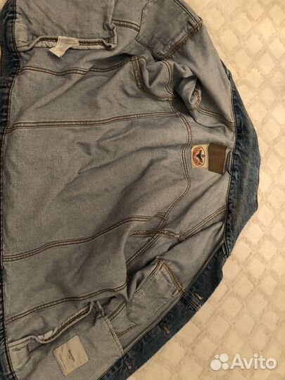 Джинсовая куртка mango spain 48/M идеальная