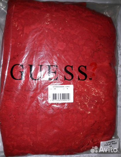 Платье кружевное guess XS