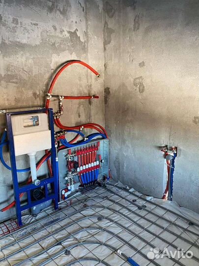 Отопление водоснабжение сантехника теплый пол