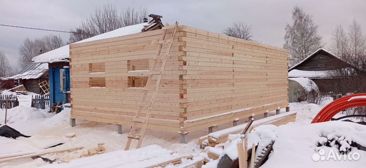 Дом 6 на 9 из бруса