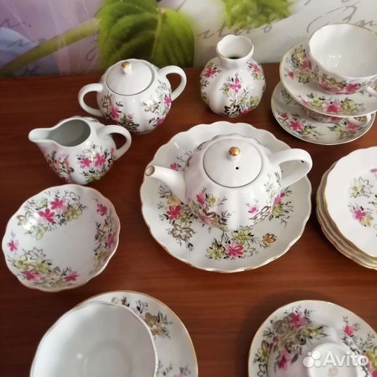 Чайный сервиз лфз СССР, кофейный сервиз