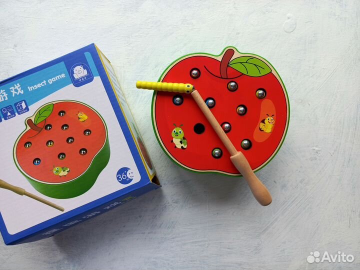 Яблоко магнитная рыбалка