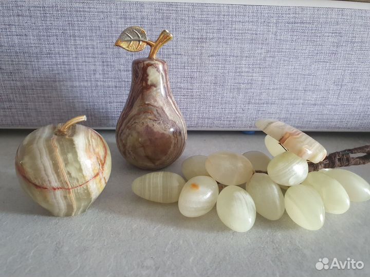 Яблоко, груша, виноград из оникса, цена за все