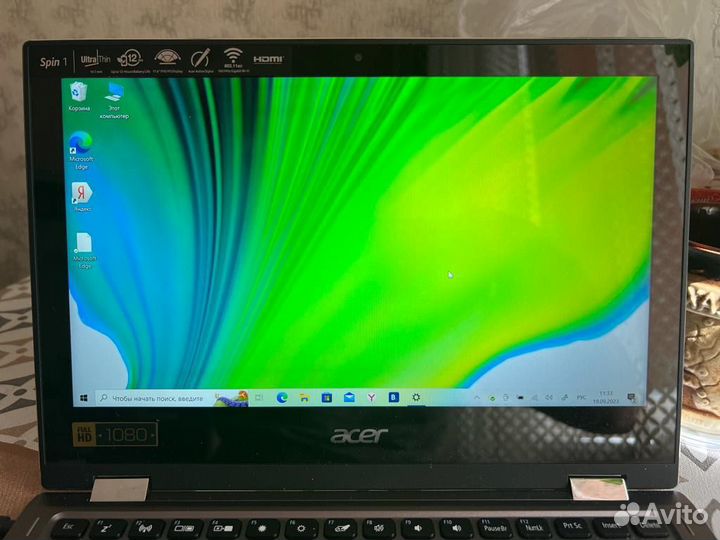 Ультрабук трансформер acer SPin1