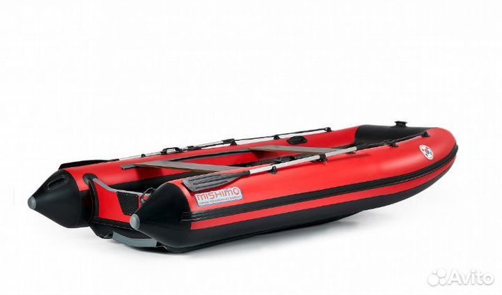 Лодка mishimo rapid 360 PRO красный