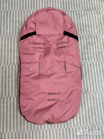 Зимний конверт в коляску на овчине amarobaby