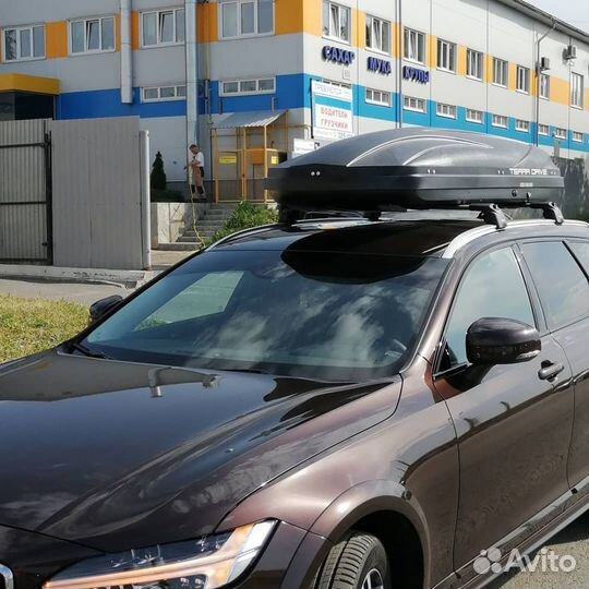 Автобокс Terra Drive 500 черный матовый на Volvo