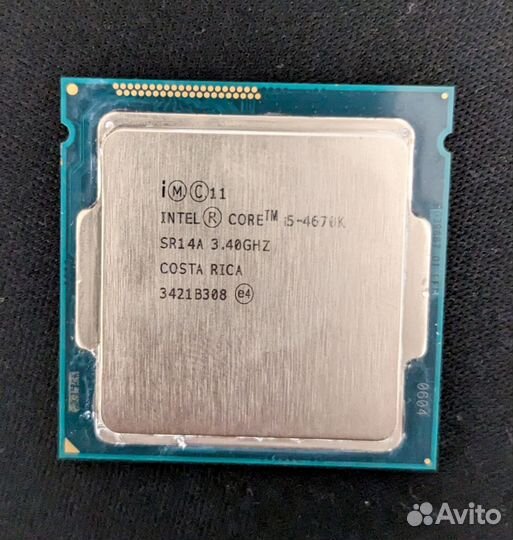 Процессор intel core i5 4670k
