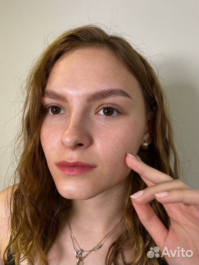 Коррекция+окрашивание ламинирование бровей ресниц