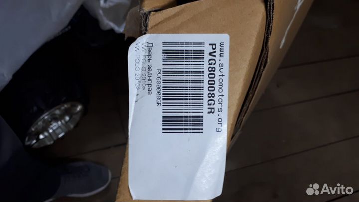 Дверь задняя правая на volkswagen polo седан