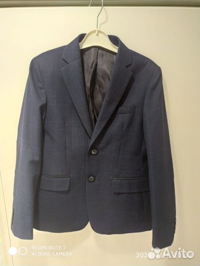 Пиджак школьный для мальчика 134
