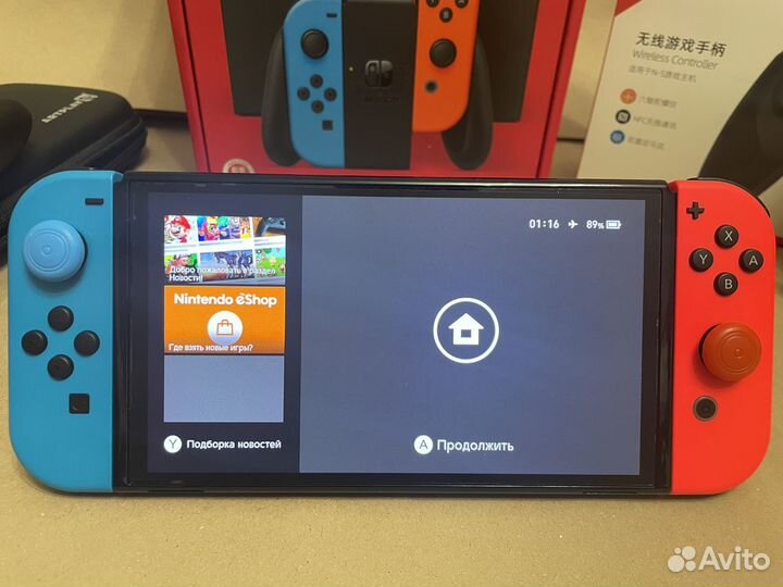 Nintendo switch oled прошитая с играми