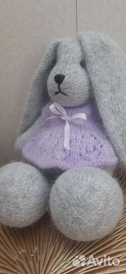 Мягкая игрушка заяц ручной работы