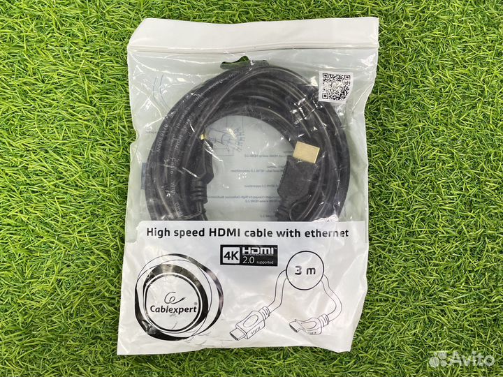 Кабель интерфейсный hdmi-hdmi 3m