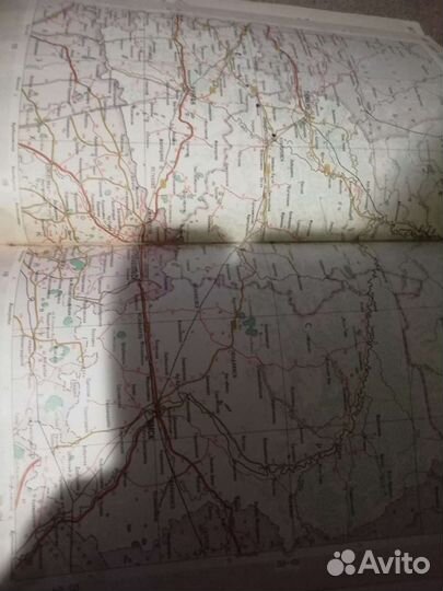 Книга атлас автомобильных дорог СССР 1971г